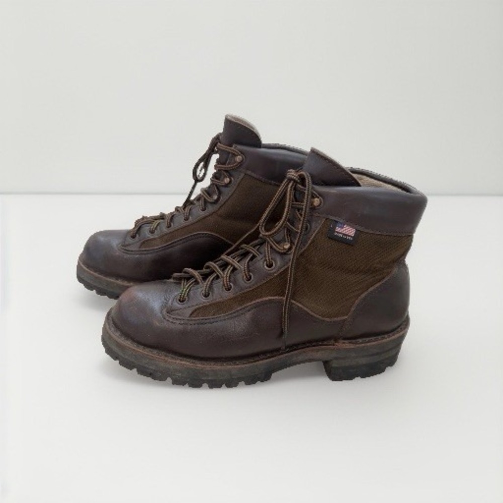 Danner Hoffman Light Boots Men Leather GORE-TEX Work  Vibram Sole LaceUp Ankle 8